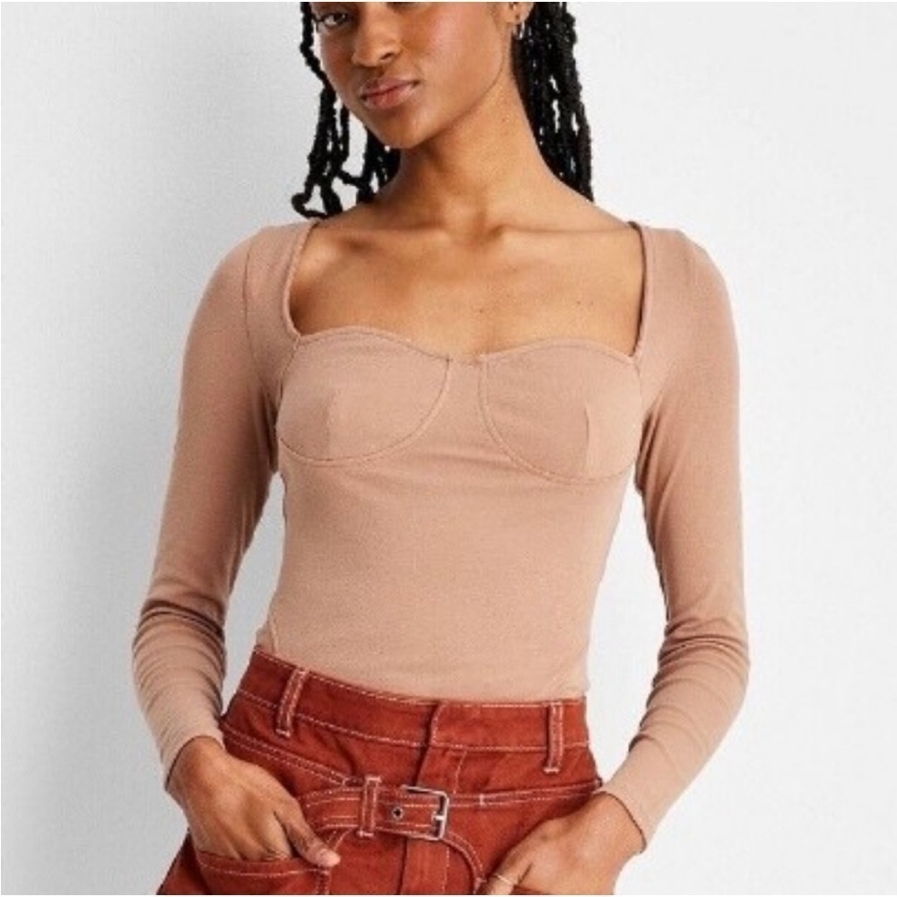 Women's Long Sleeve
Sweetheart Corset Top - Future Collective™ Reese Blutstein